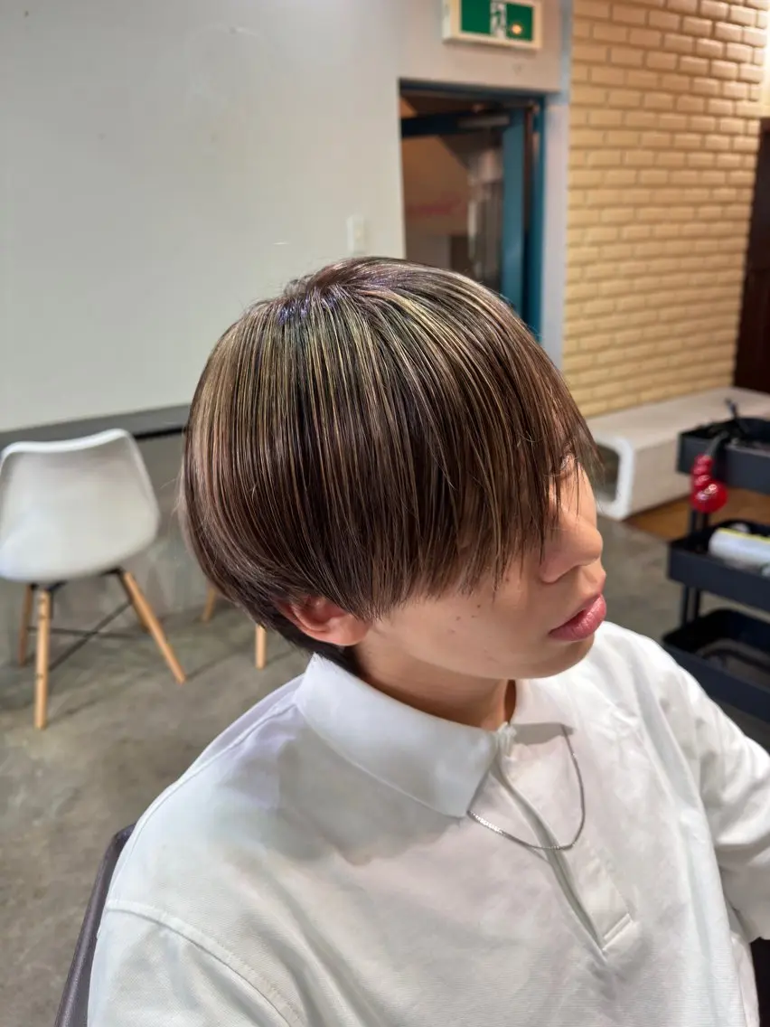 メンズ ヘアカラー トリートメント 垢抜けレイヤーカラー ✨yudai✨のヘアスタイル