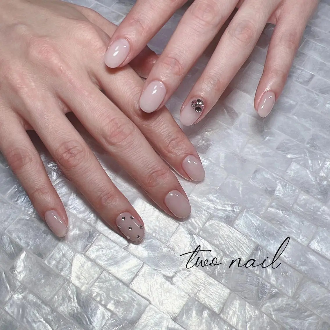 ネイル アートネイル フットネイル ハート ニュアンスネイル オフィスネイル ハンドネイル two nailのネイルデザイン