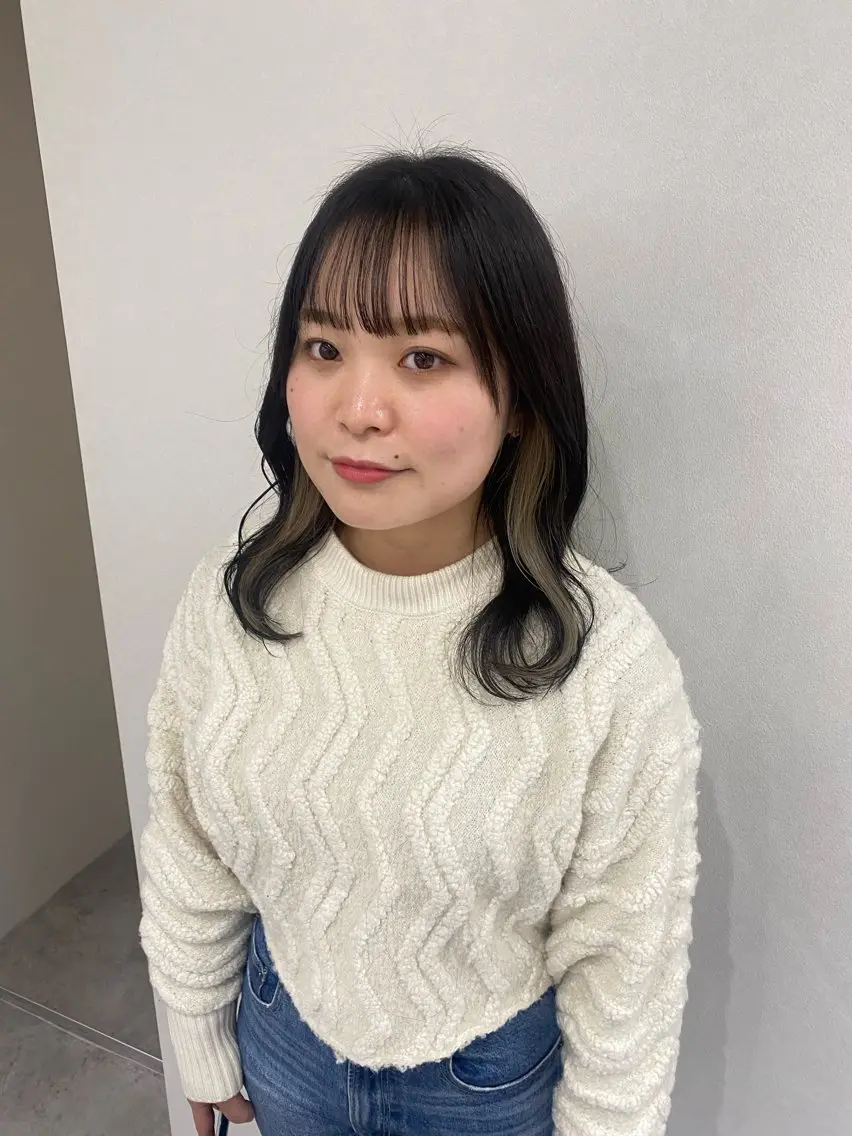 セミロング カラー ヘアアレンジ ヘアカラー ボブ /ニュアンス/ satomi🧸💖のヘアスタイル