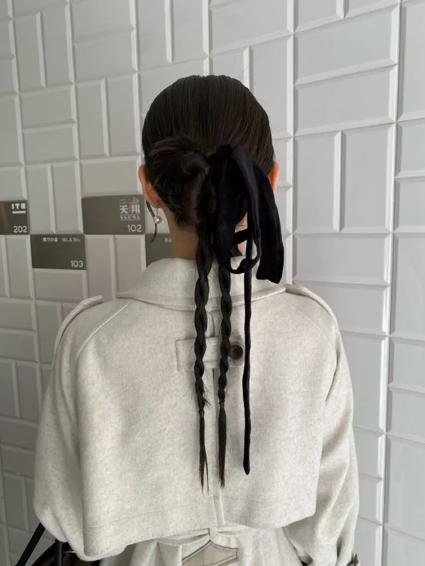 ロング ヘアセット みやけ ひなのヘアスタイル