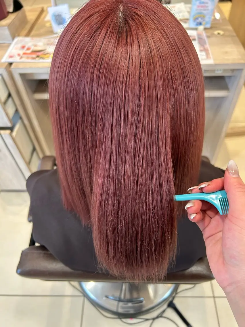 ミディアム カラー ヘアカラー Kurumiクルミ ☆のヘアスタイル