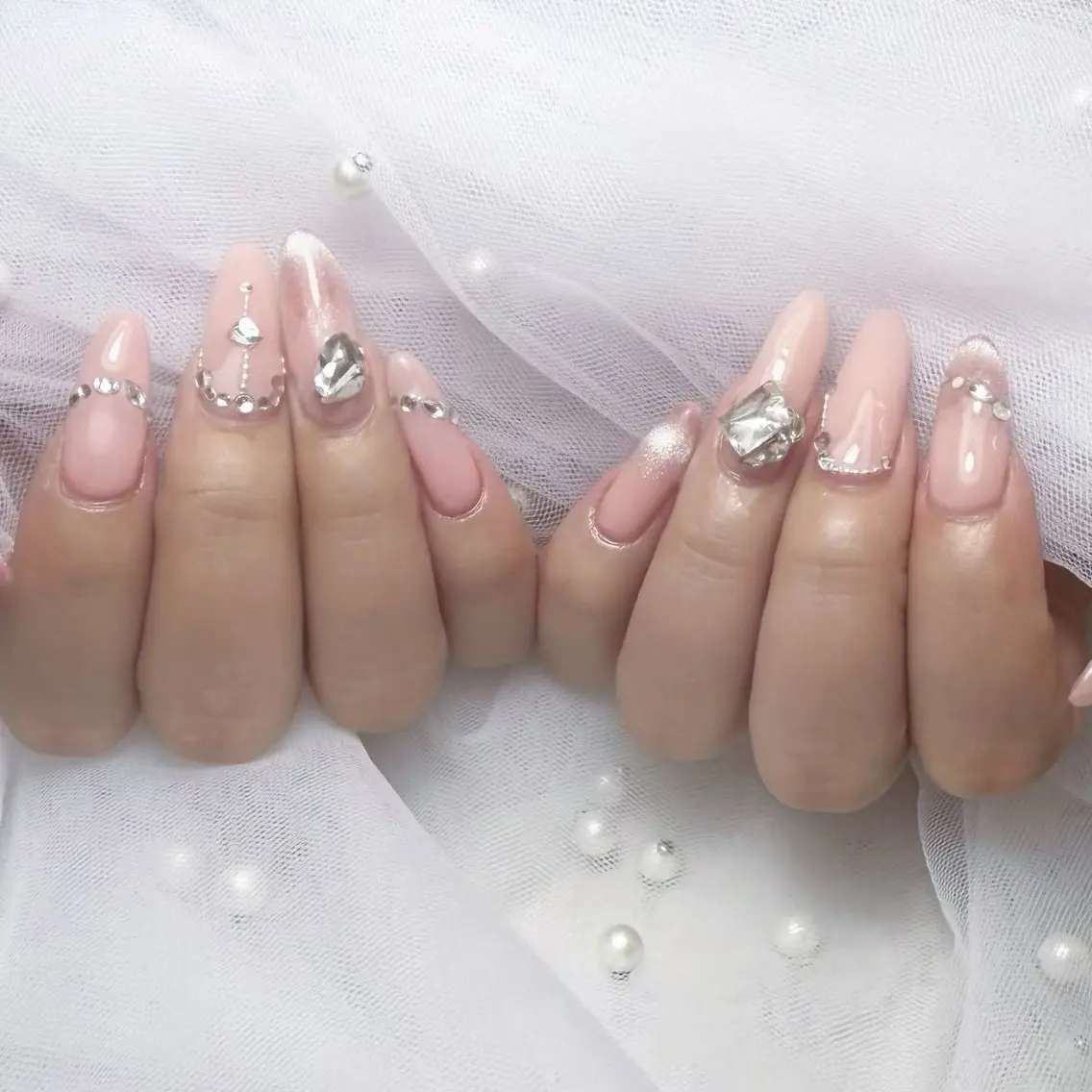 ネイル ハンドネイル mau🩵 堺筋本町nailのネイルデザイン