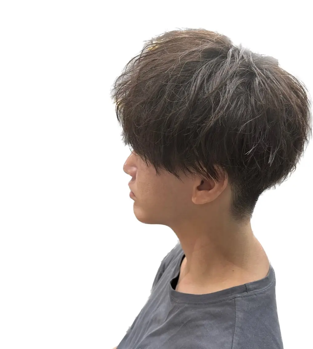 ショート カラー パーマ メンズ TELA HAIR 副代表RIKUのヘアスタイル