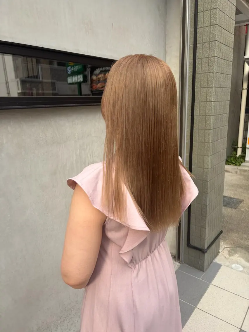 ロング カラー Riho ブリーチモデル募集中のヘアスタイル