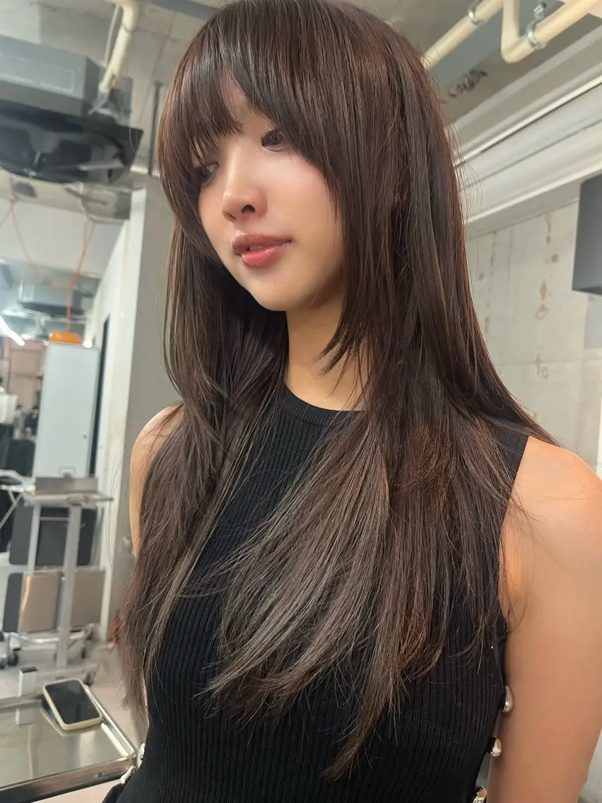 ロング カラー 中野 晴登のヘアスタイル