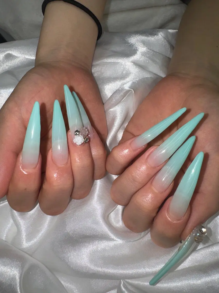 ネイル ロングネイル ハンドネイル 🌺Bianca立川 HAGA🌺のネイルデザイン