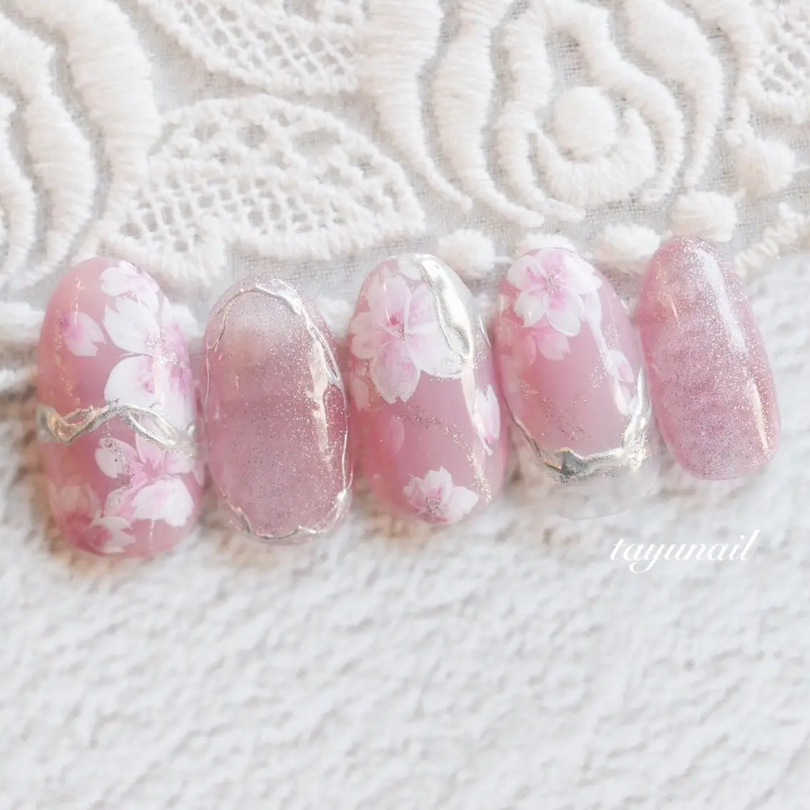 ネイル アートネイル ジェルネイル パラジェル ネイルサロン 【たゆnail】のネイルデザイン