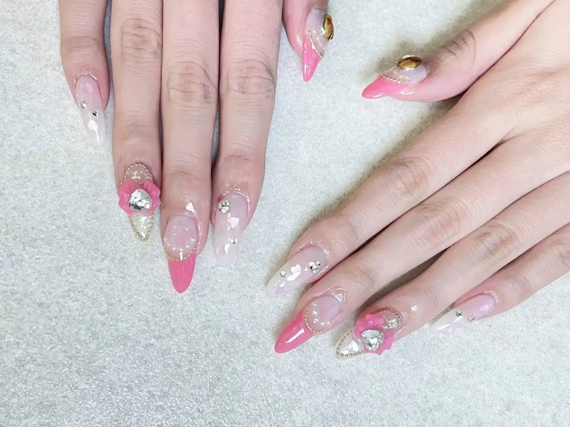 ネイル アートネイル フラワーネイル フットネイル フレンチネイル ジェルネイル Babarla Nailのネイルデザイン