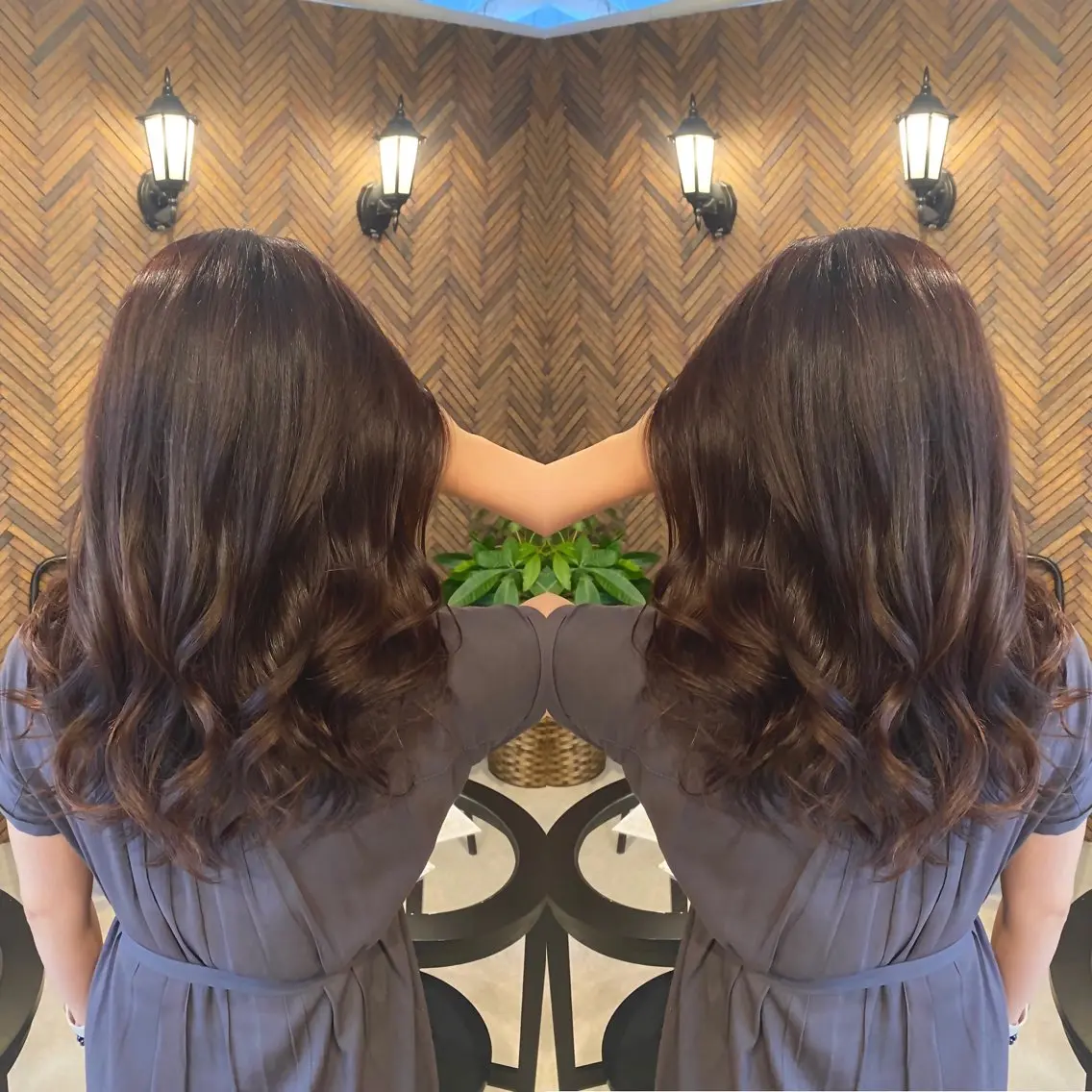 ロング カラー tocca 💜石田愛結💜のヘアスタイル