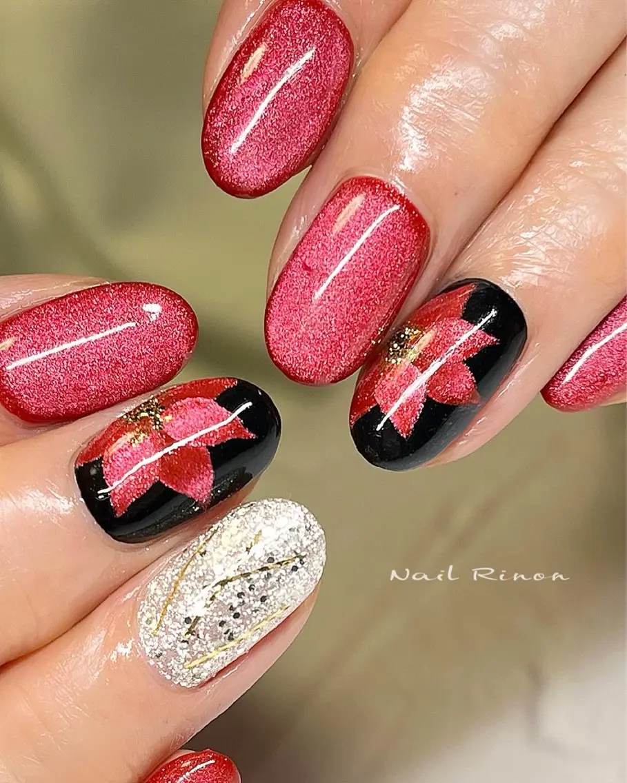 ネイル マグネットネイル ハンドネイル Nail Rinonのネイルデザイン