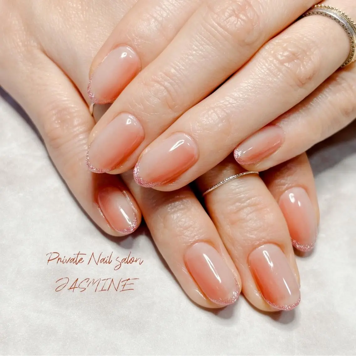 ネイル グラデーション オフィスネイル Nail salon JASMINEのネイルデザイン