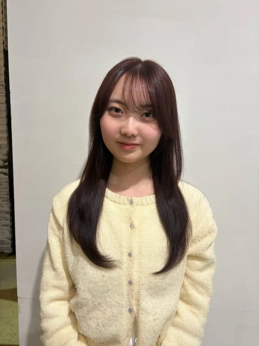 ロング カラー ブラウンカラー オレンジ オレンジブラウン ヘアカラー 名古屋カラー/ ななほ🌷⋆⭒˚のヘアスタイル