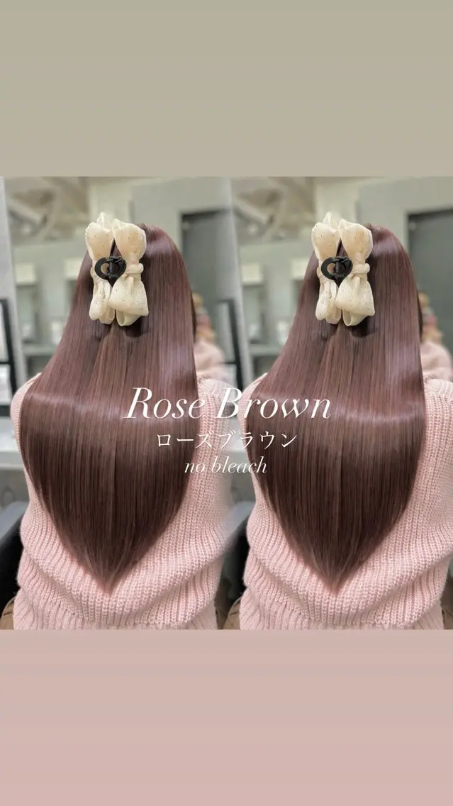 【minimo限定メニュー❤️】美髪艶カラー＆髪質改善トリートメントの写真