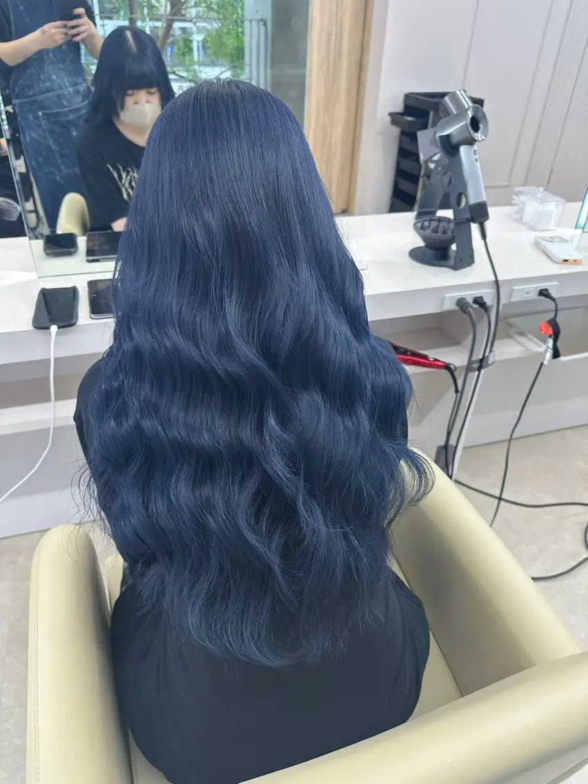 ロング ヘアカラー トリートメント XELM/Aoi/ /高崎/ハイトーン/のヘアスタイル