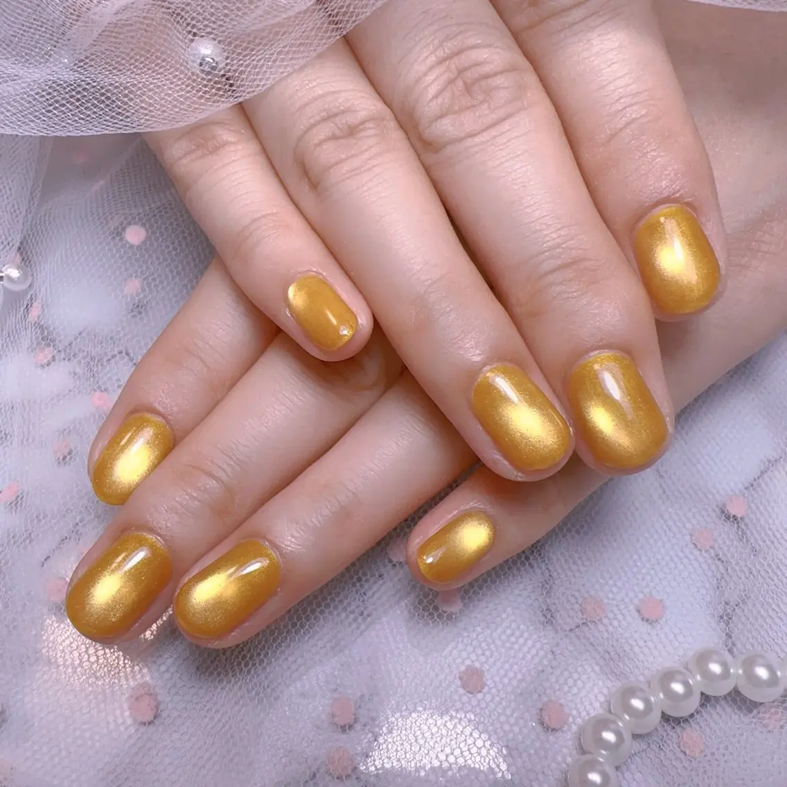 ネイル オーロラネイル フットネイル 韓国ネイル ラメ(グリッター) ラメグラデーション ハンドネイル Belle nail salon 新小岩のネイルデザイン