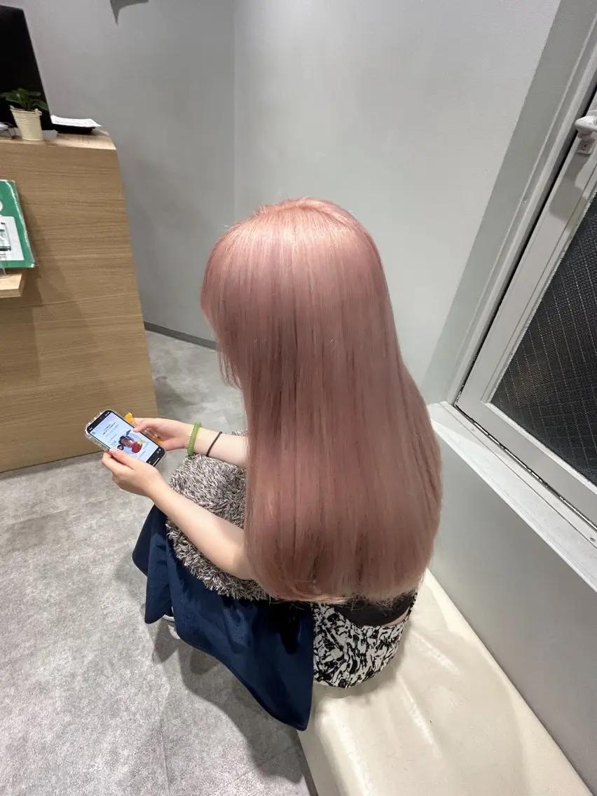 ロング カラー ヘアカラー トリートメント Zina【梅田】 /田中 沙弥のヘアスタイル