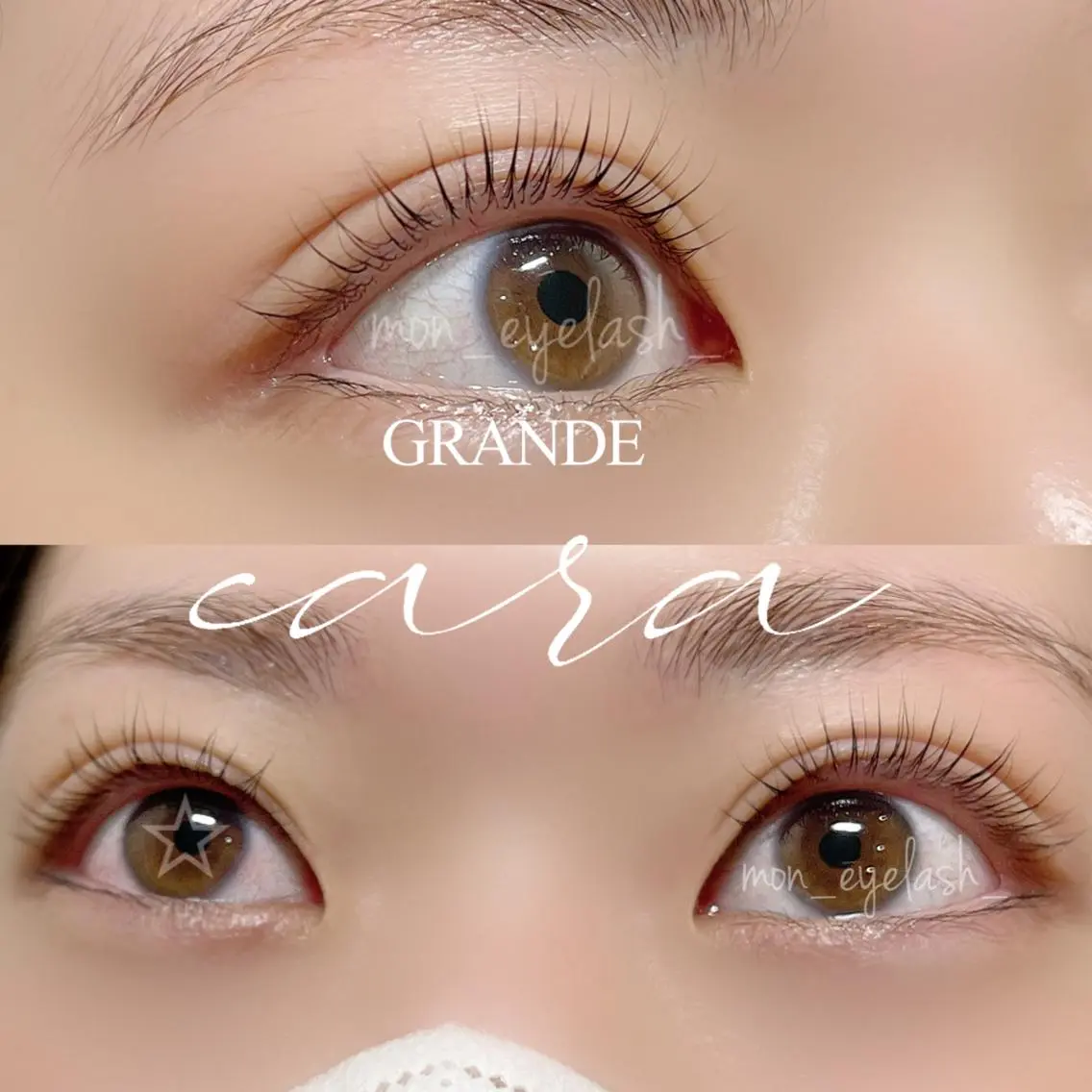 マツエク・マツパ アイブロウ パリジェンヌラッシュリフト マツパ GRANDEcara 栄 Miki🍀のマツエク・マツパデザイン