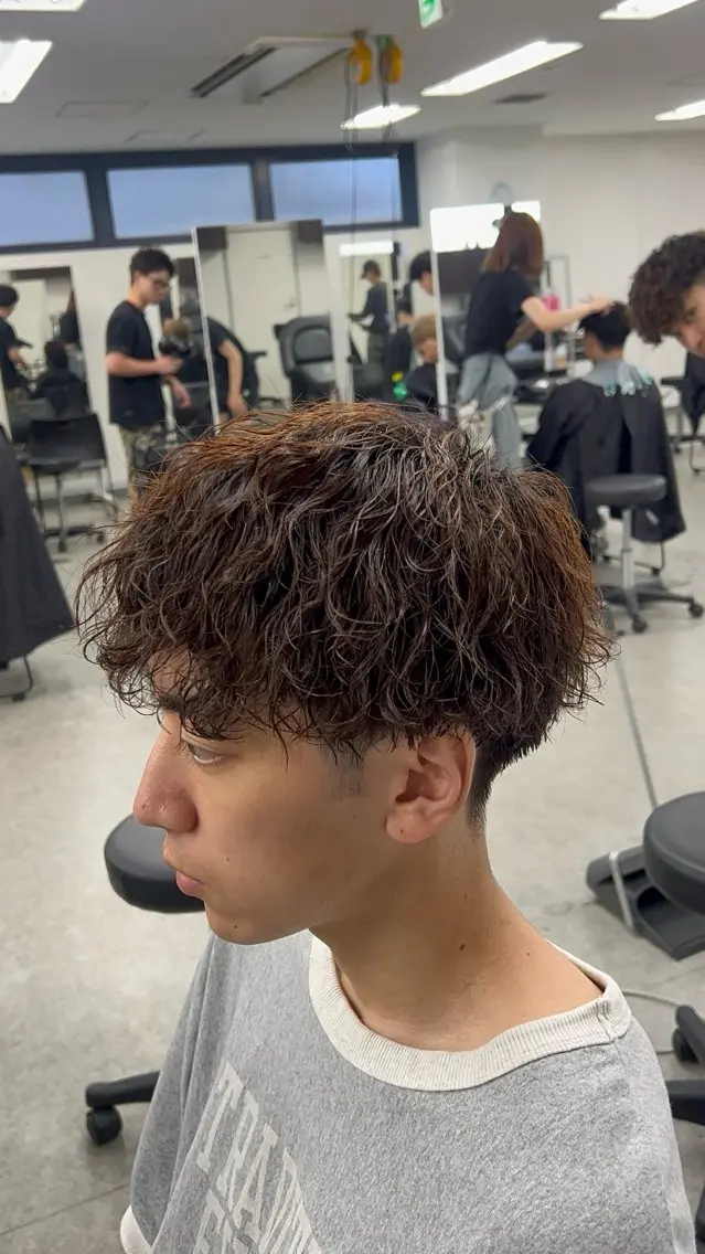パーマ メンズ メンズパーマ ツイストスパイラルパーマ スパイラルパーマ カット パーマ 🔥メンズ特化🔥 匠翔のヘアスタイル