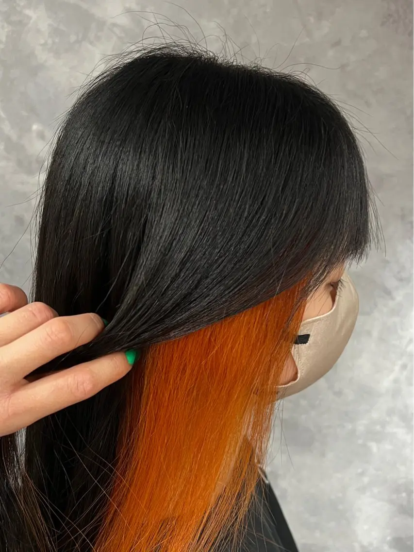 ロング カラー 萩原 一葉のヘアスタイル