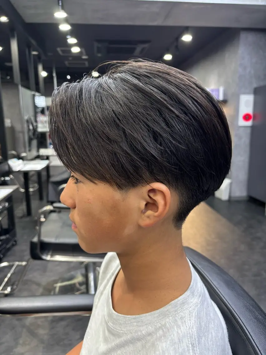 メンズ センターパート カット 🔥メンズパーマ特化 高橋晴🔥のヘアスタイル