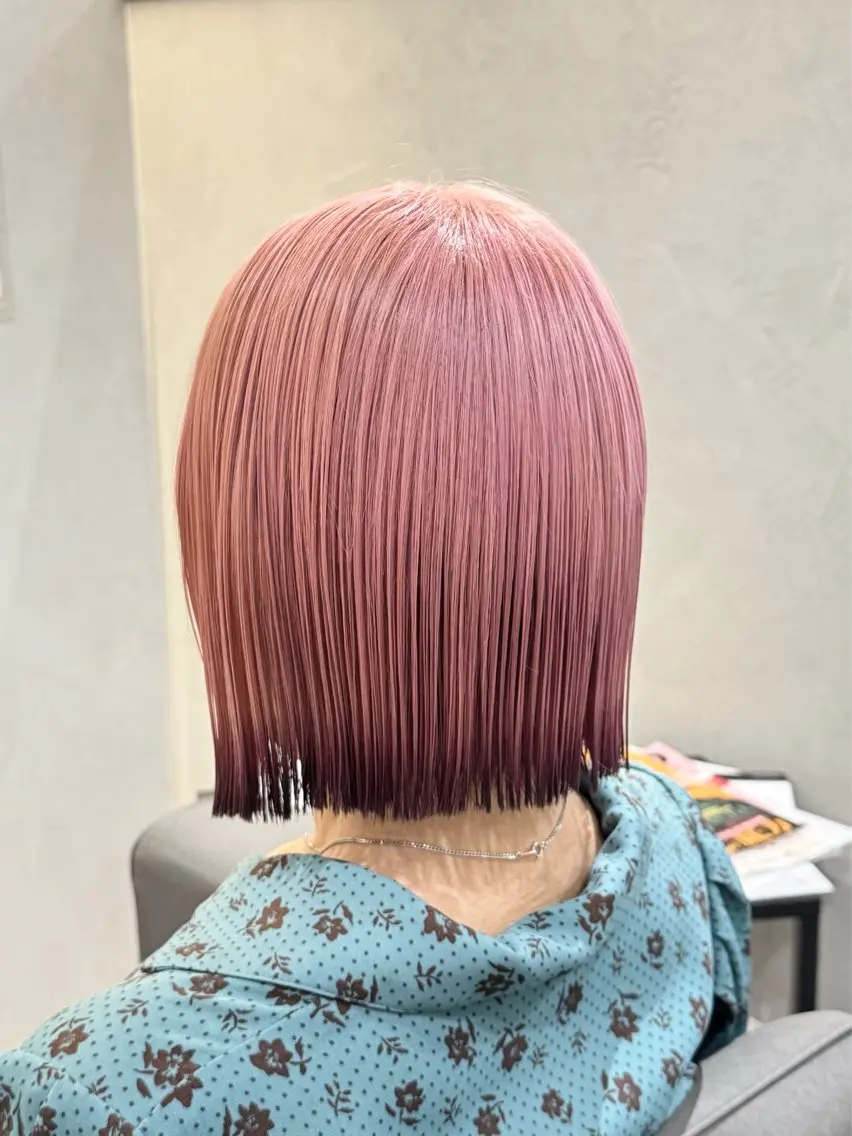 ショート カラー カット ヘアカラー トリートメント ハイトーン/外国人風 カラー/メンズパーマのヘアスタイル