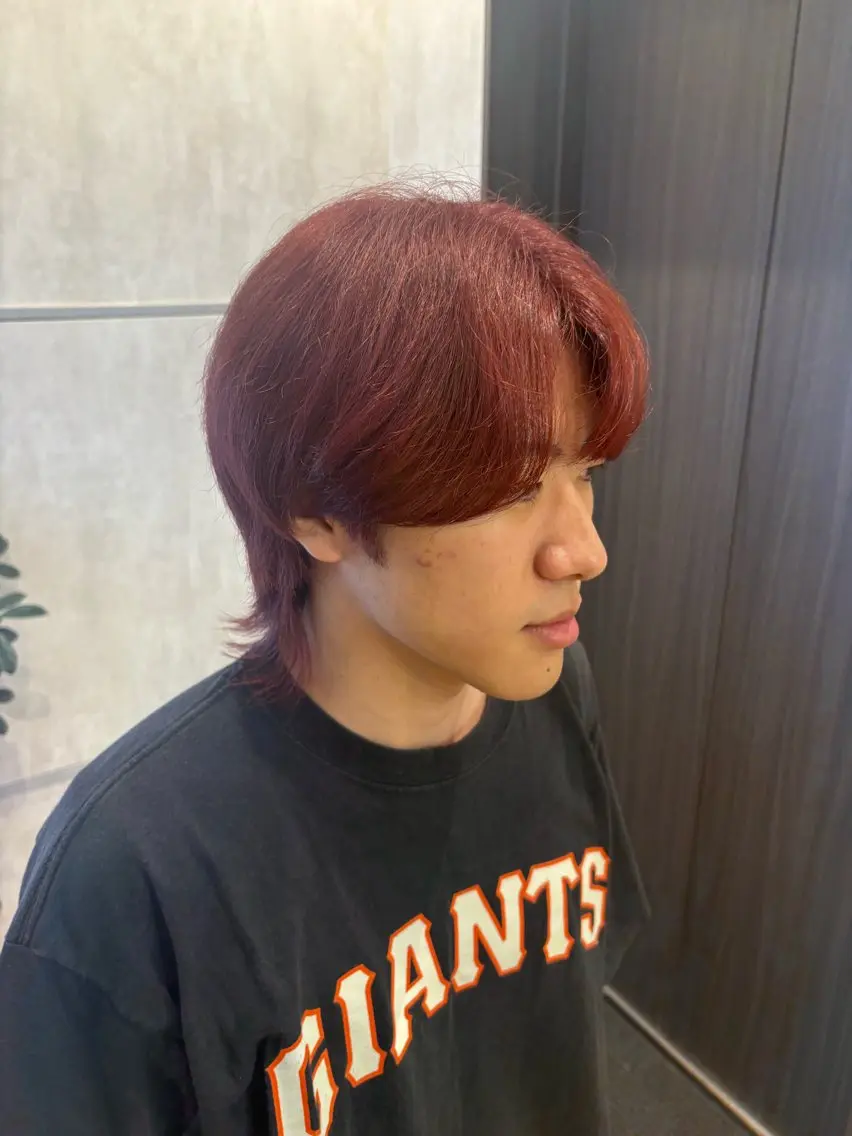 ショート カラー メンズ ヘアカラー tokute 片岡心🐥のヘアスタイル