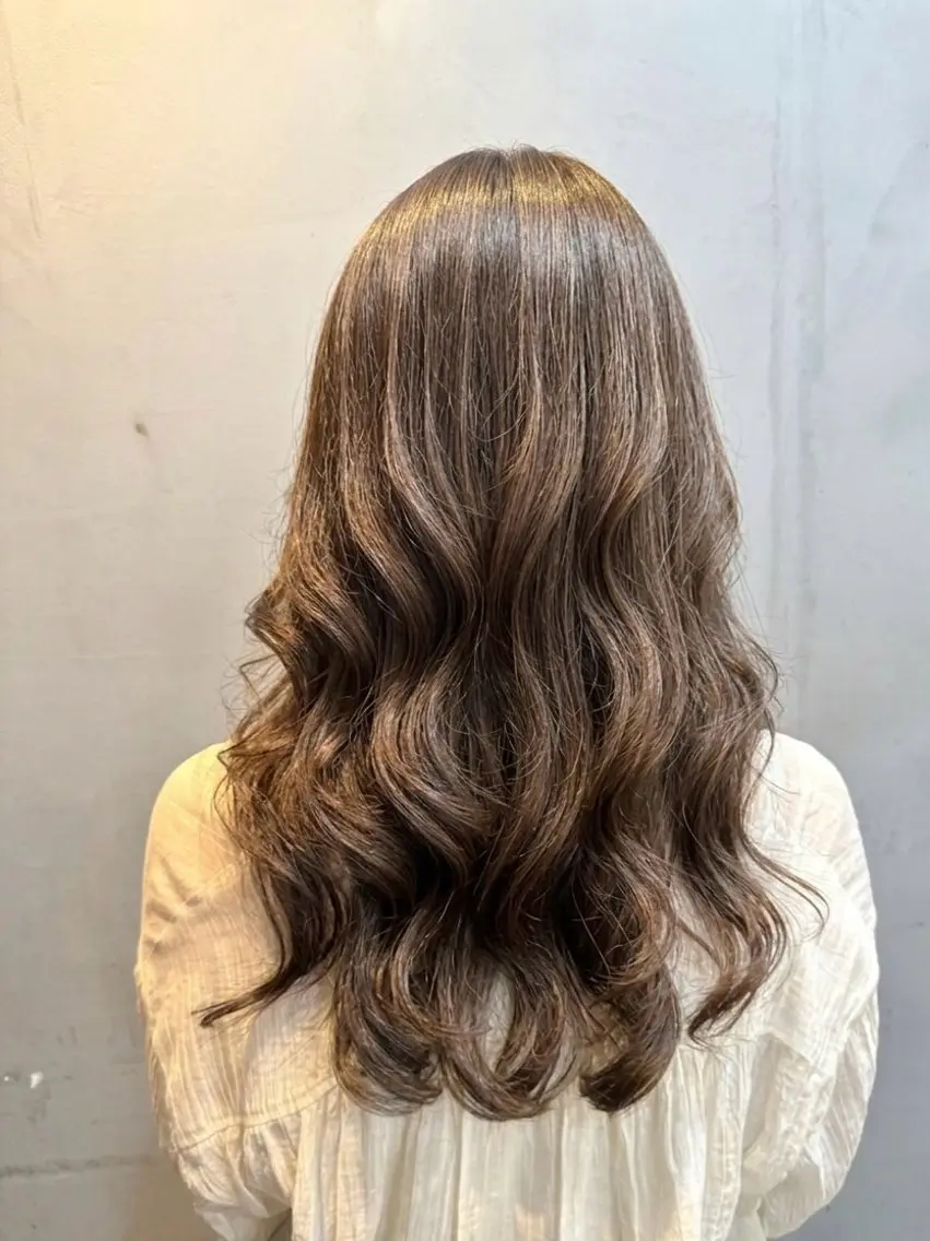 ロング パーマ 山下 真也のヘアスタイル