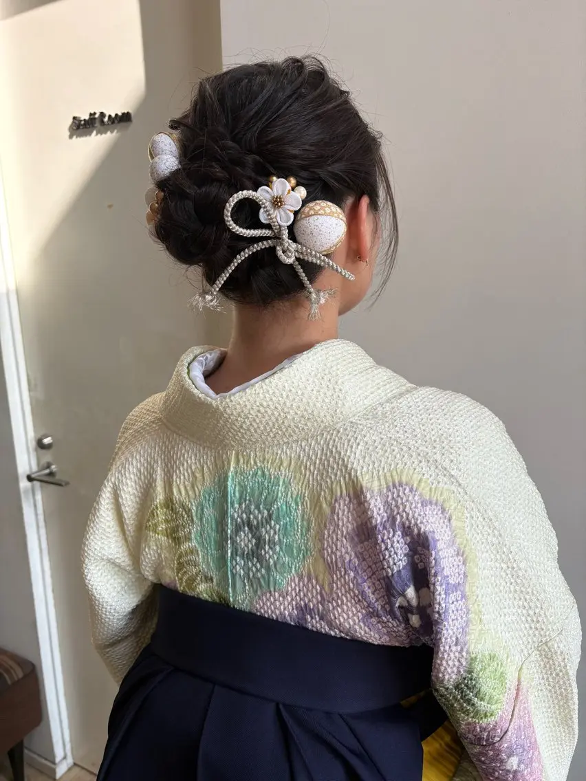 着付け BRAS ナカガワのヘアスタイル