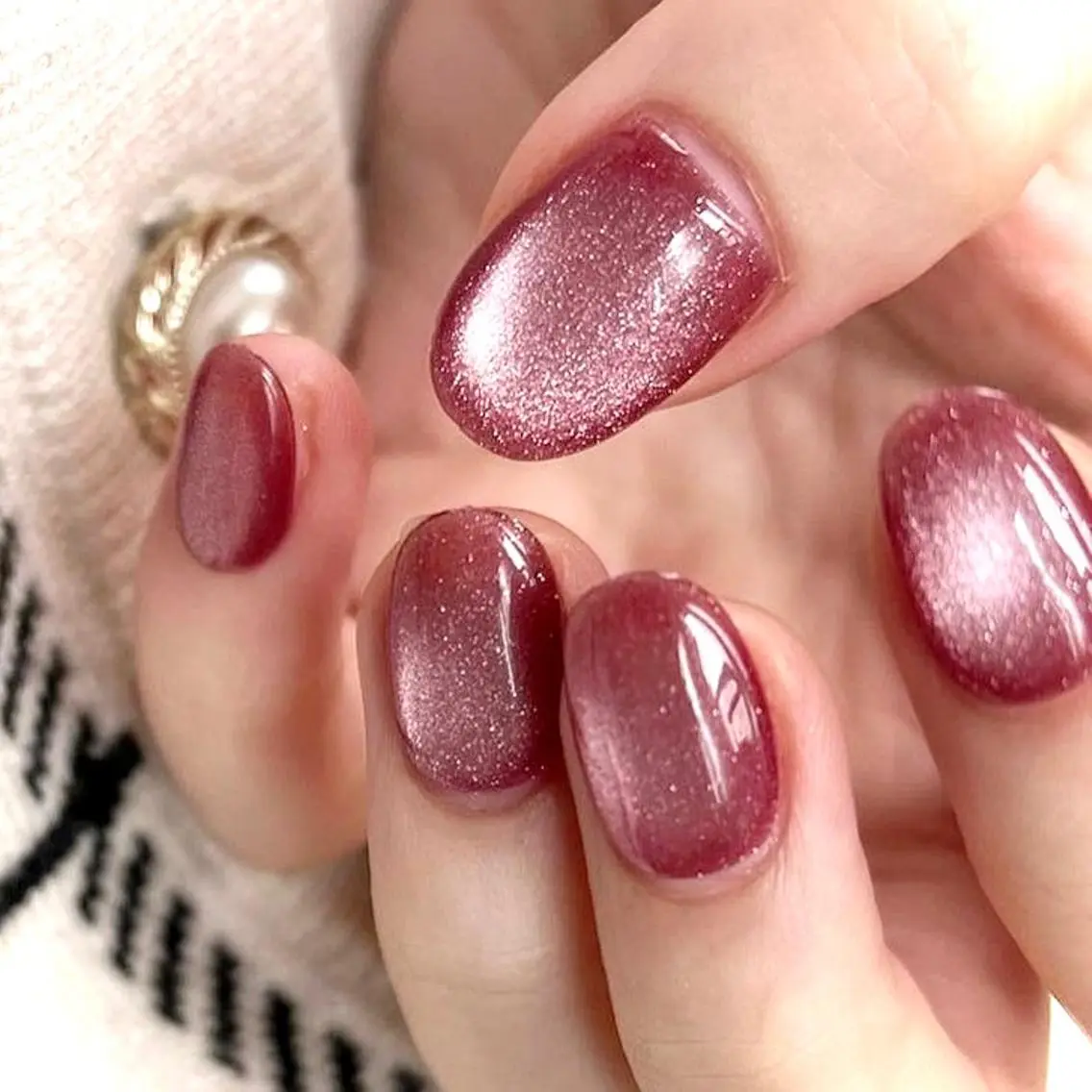 ネイル マグネットネイル ハンドネイル Vogusty's Nail 鶴見店のネイルデザイン