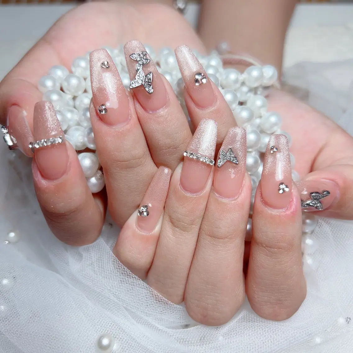ネイル ハンドネイル M 🌷Nail 長さだし専門店のネイルデザイン