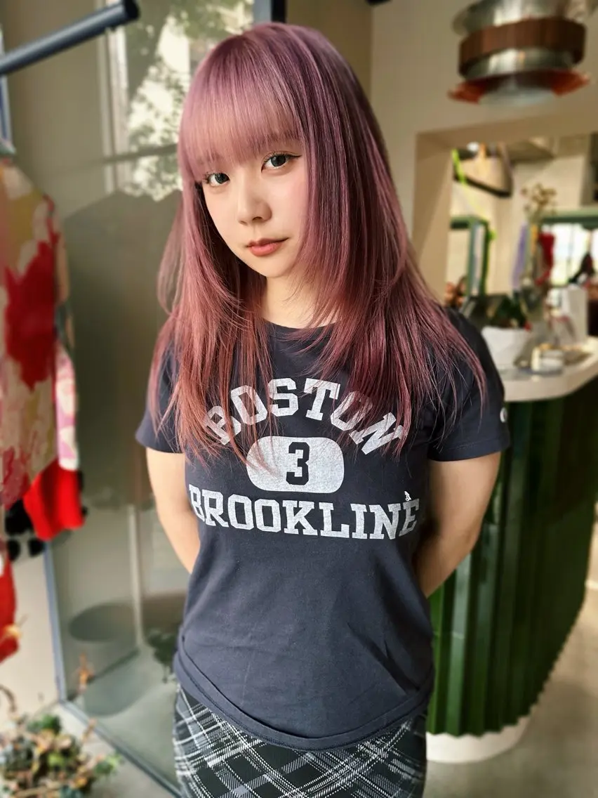 ロング カラー 🧡色落ちまで2度 楽しめる🧡ヨシキのヘアスタイル