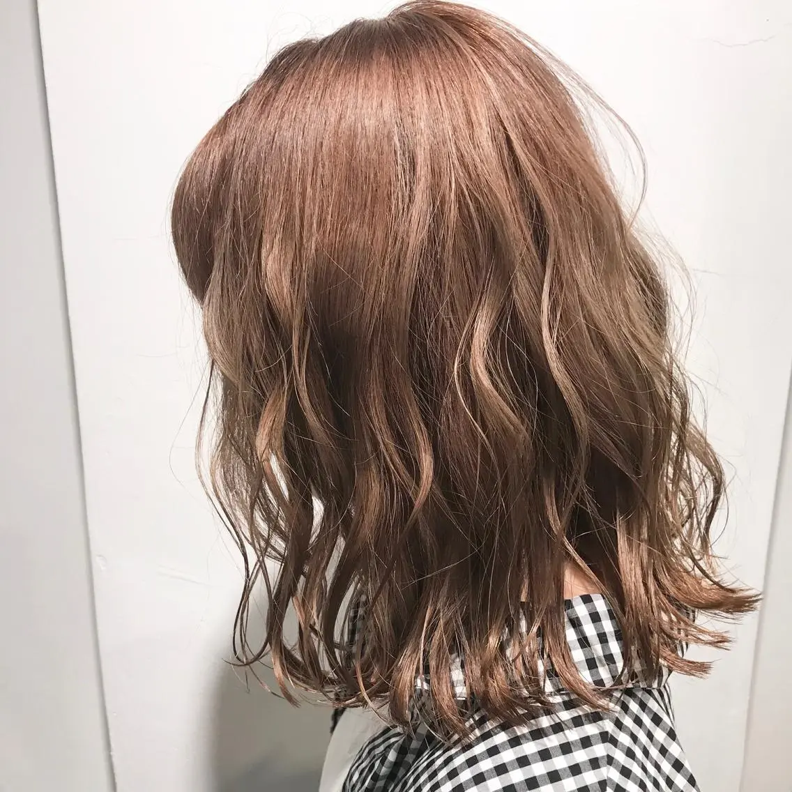 セミロング カラー ベージュカラー 透明感カラー/ レイヤー　YUKAのヘアスタイル