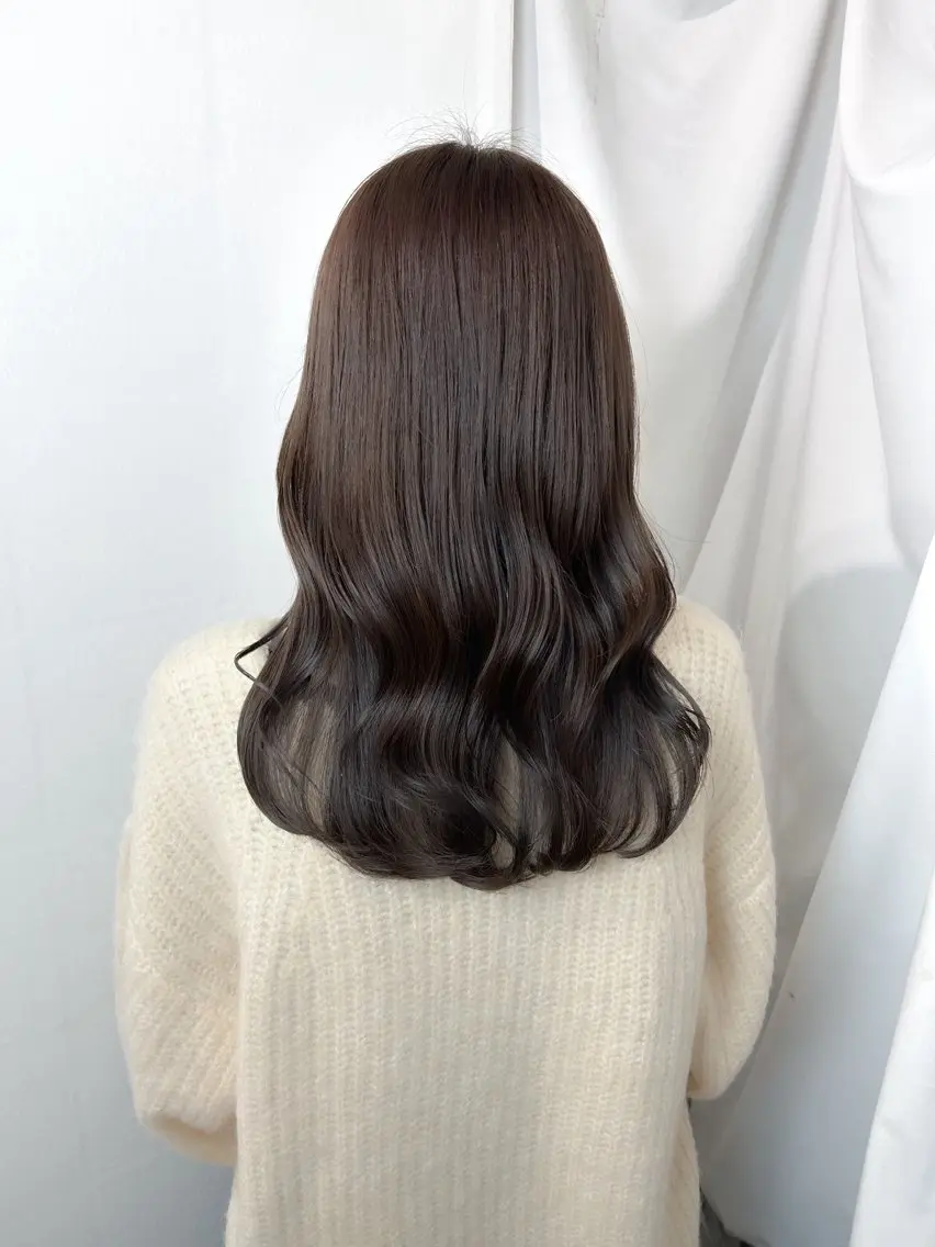 セミロング カラー カット ヘアカラー Ami 🕊‎✨のヘアスタイル