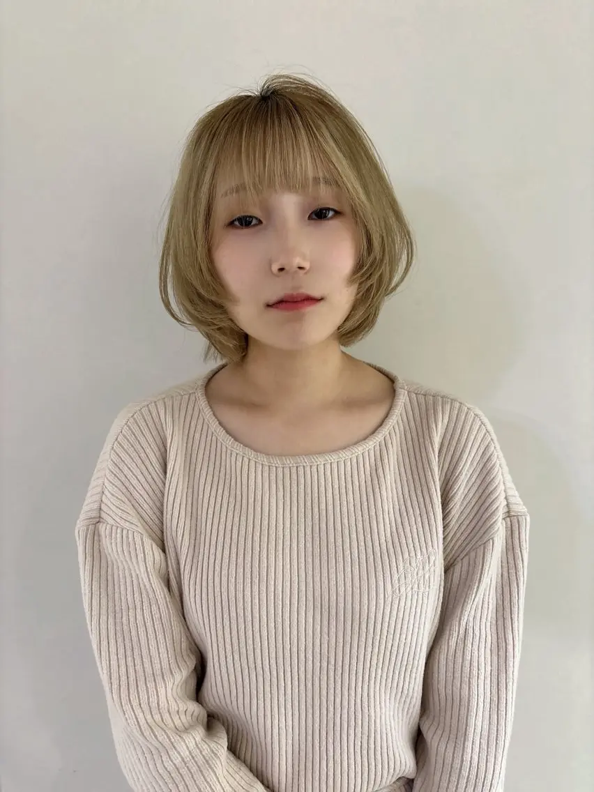 ミディアム yamamoto yutaroのヘアスタイル