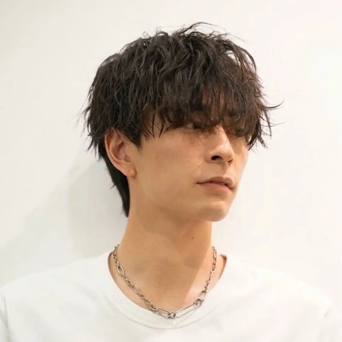 ショート カラー パーマ ヘアアレンジ メンズ キッズ マッシュ メンズパーマ スパイラルパーマ カット パーマ メンズカット/パーマ 山崎航平💈のヘアスタイル