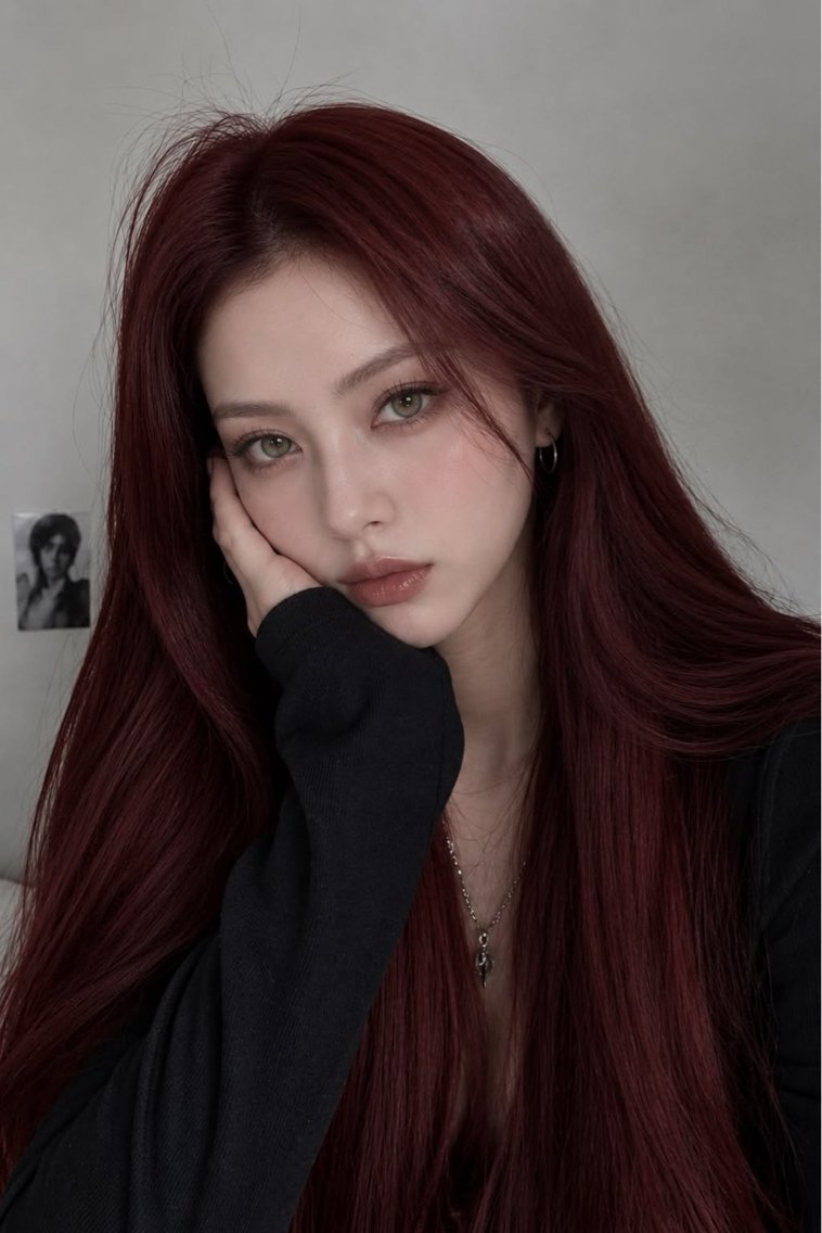 ロング カラー ヘアアレンジ ヘアカラー ヘッドスパ ヘアセット 🩶ブリーチなし/暖 色/渋谷/らいる🩶のヘアスタイル