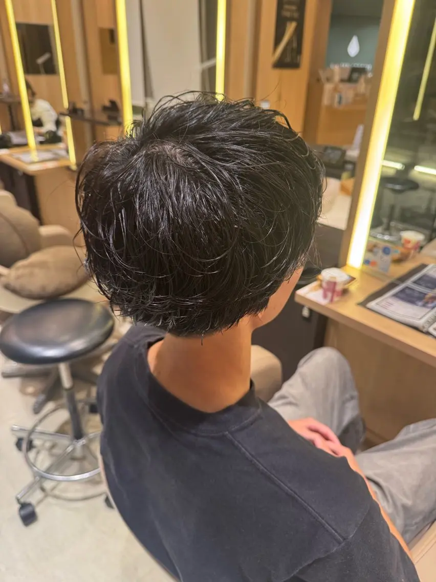 パーマ メンズ メンズパーマ ニュアンスパーマ カット パーマ 鈴木 碧人のヘアスタイル