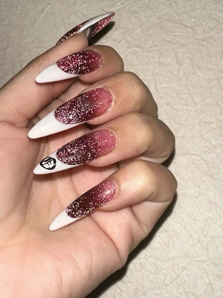 ネイル フラッシュネイル フレンチネイル ロングネイル スカルプネイル ワンホンネイル icy nail れいあのネイルデザイン
