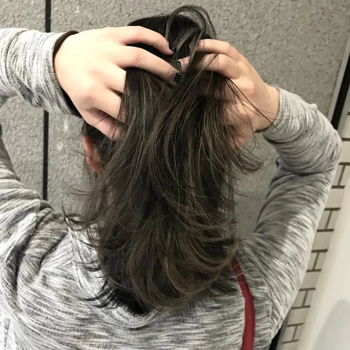 カラー ハイライトカラー Eliss 堀江のヘアスタイル