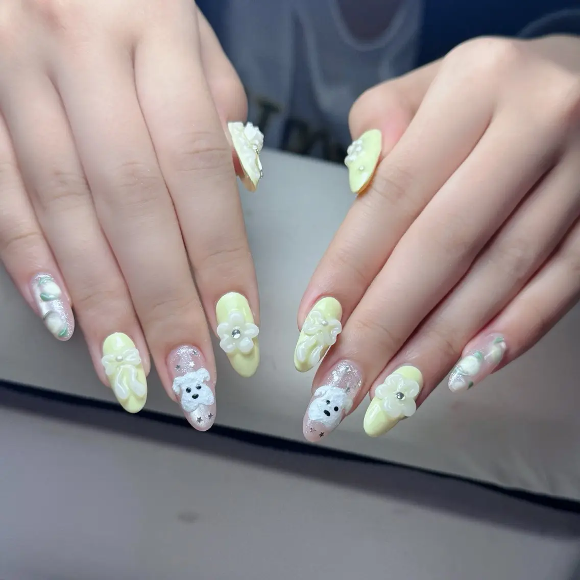 ネイル チークネイル フレンチネイル グラデーション 韓国ネイル マグネットネイル ハンドネイル Hana Nailのネイルデザイン
