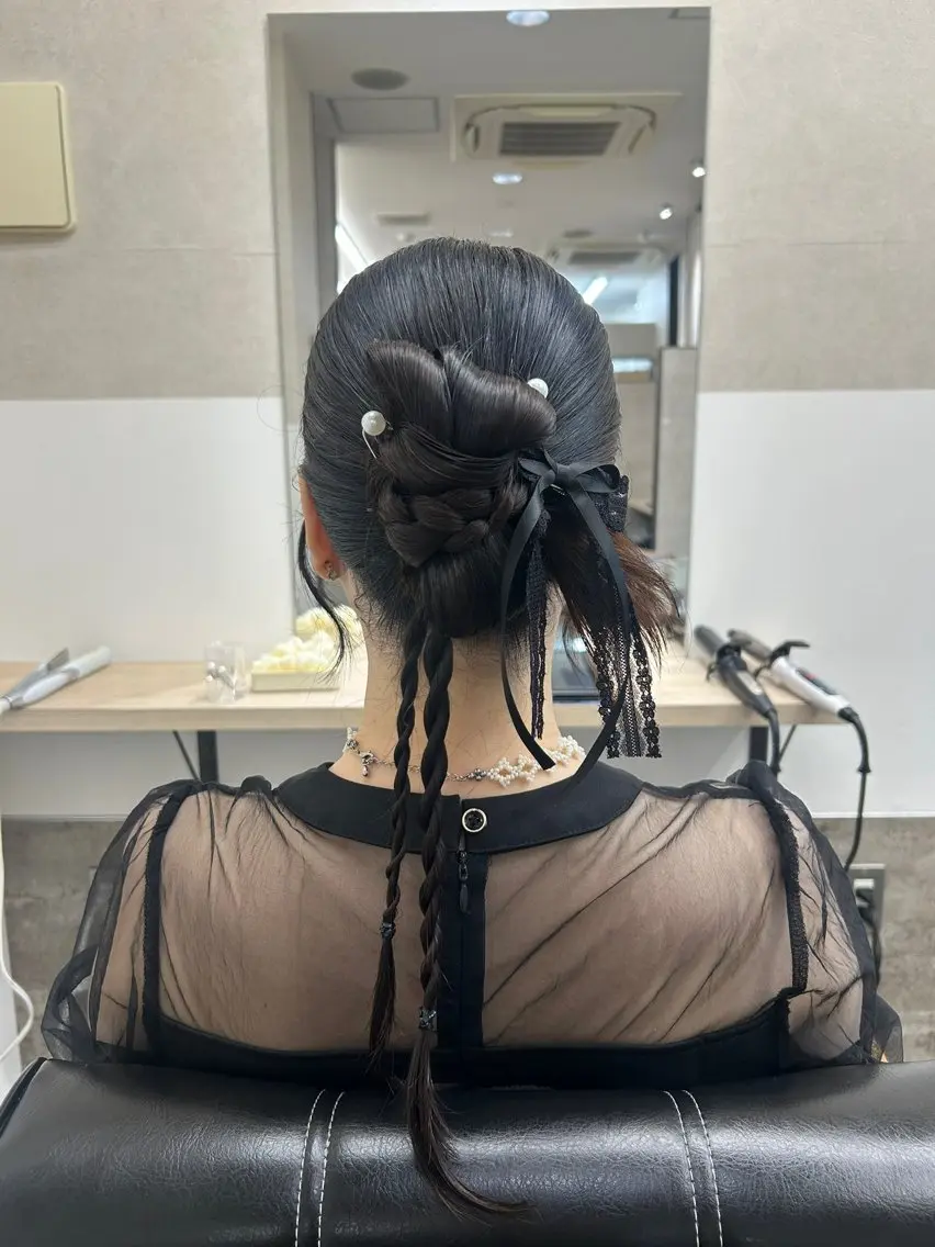 ヘアアレンジ ヘアセット GiseL yumaのヘアスタイル