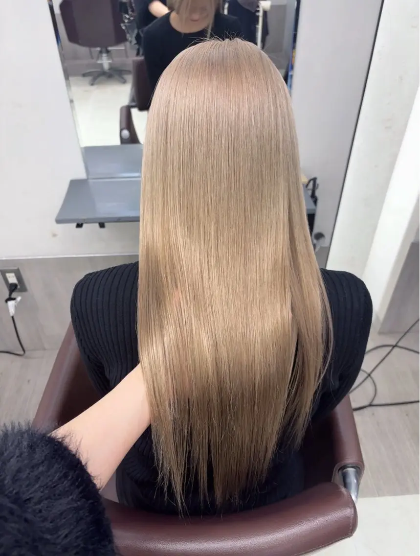 【お得🉐♡】カット＋2ブリーチ＋オンカラー＋トリートメント🫧の写真