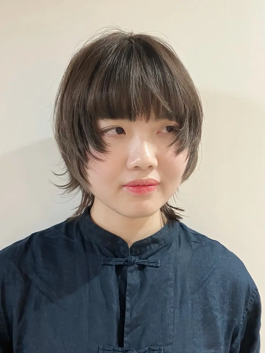 ショート ショートボブ ボブ レイヤーカット 似合わせカット ショートヘア fumika推しカラ ー/デザインカラーのヘアスタイル
