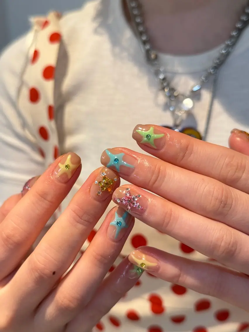 ネイル ハンドネイル フットネイル butter flowerのネイルデザイン