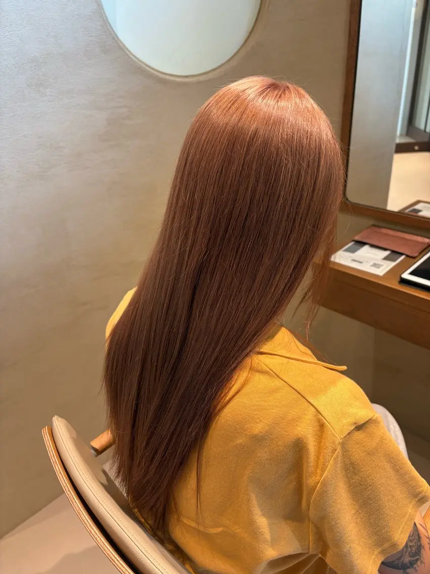 ロング ヘアカラー メンズ/フェードカ ット中目黒akaneのヘアスタイル