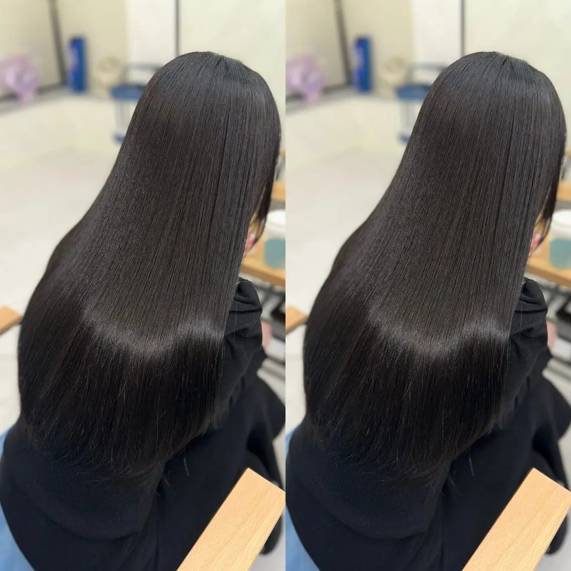 ロング カラー カット 縮毛矯正 トリートメント 髪質改善🩵縮毛矯正 代々木/木下のヘアスタイル