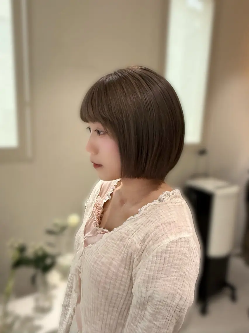 ミディアム カラー ヘアカラー 暖色/透明感カラー 🌷荘司まゆり🌷のヘアスタイル