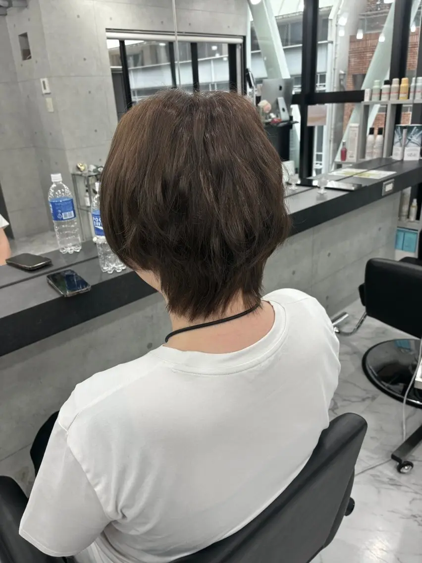 ミディアム カラー カット ヘアカラー トリートメント Endearing 🌟銀座のヘアスタイル