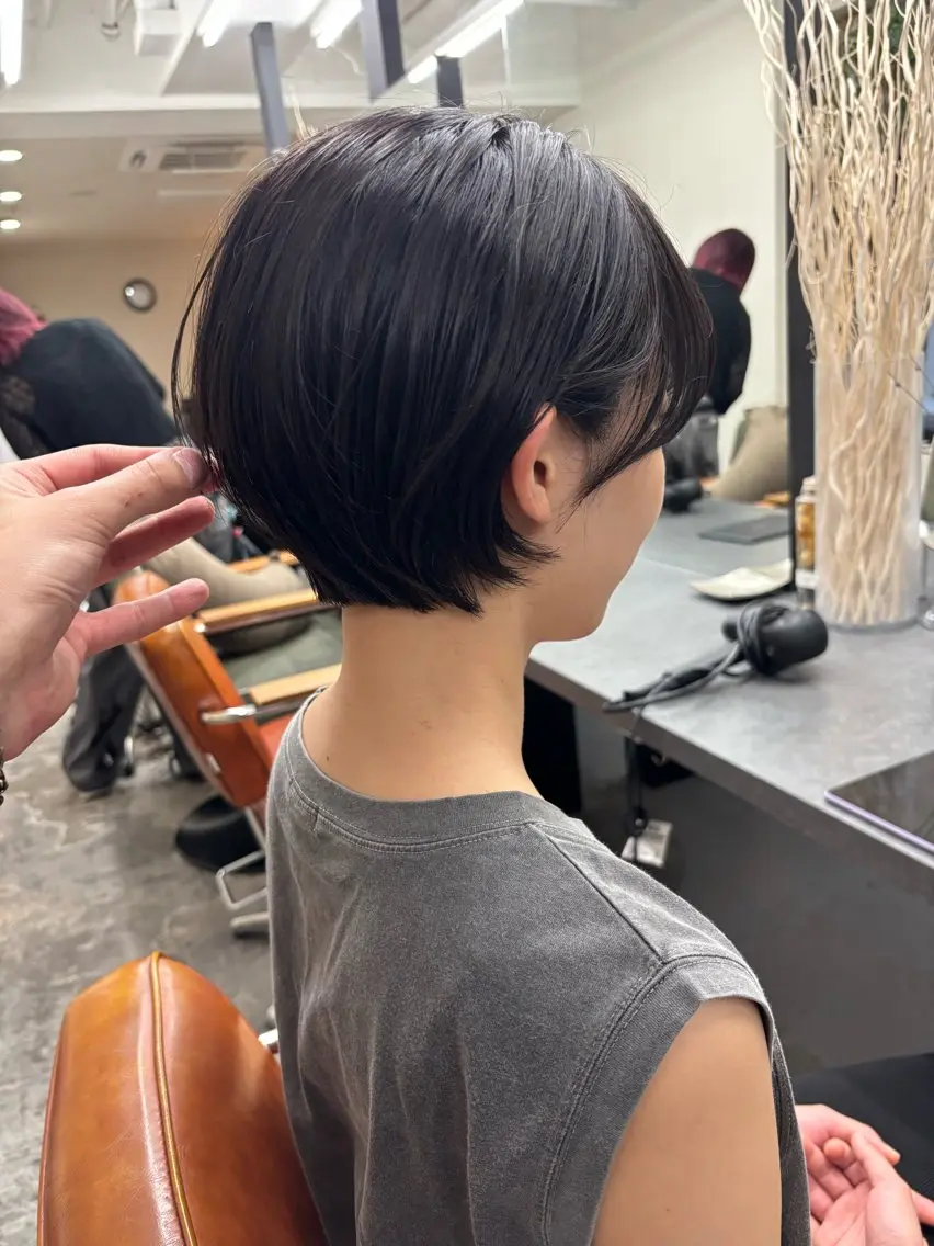 ショート カラー ショートヘア カット ヘアカラー トリートメント nico 麻生 やまざきれいのヘアスタイル