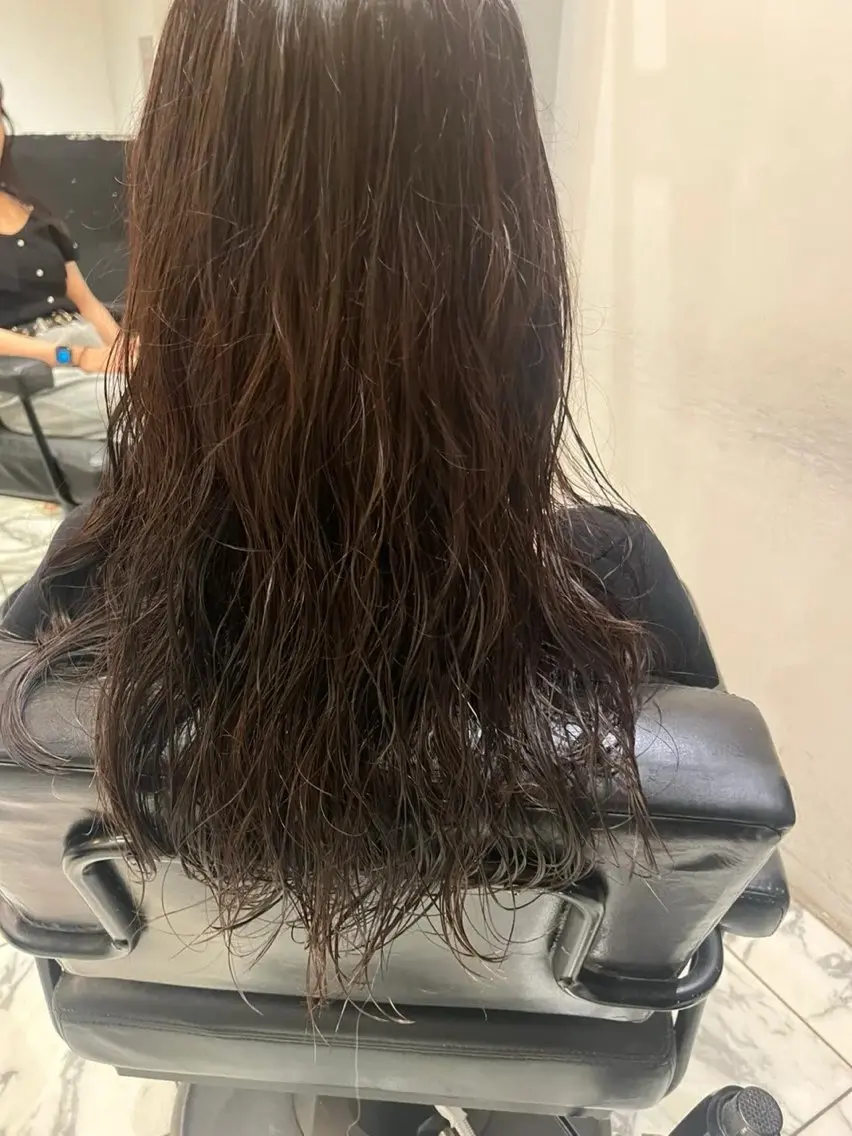 ロング パーマ ロング «料金🆓カット モデル»キリ🌿のヘアスタイル